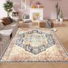 Alfombra de cachemira plegable transfronteriza, alfombra turca vintage para sala de estar, alfombra fácil de limpiar para dormitorio, dormitorio completo