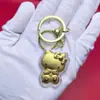Llavero Dorado Mini Gato Kt Gato de la Suerte Colgante para Teléfono Encanto de Bolsa de Dibujos Animados Regalo para Eventos de Negocios Al por Mayor