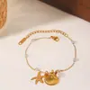 Nuevas Pulseras de Acero de Titanio Europeas y Americanas Más Vendidas para Mujeres Estilo Ins Moda Personalizada Joyería para Manos que No se Desvanece Joyería de Acero Inoxidable Venta al por Mayor