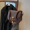 Bolsa de moda Retro Maillard 2023 nova popular popular bolsa feminina nicho simples versátil bolsa mensageira para o dia a dia