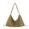 Bolso Nuevo de Mujer Primavera 2025 Elegante Bolso de Hombro con Volantes Moda para Viajar Bolso de Hombro Moda Bolso Tipo Dumpling