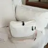 Bolsa de Ombro Casual e Fashion para Mulheres 2025 Nova Bolsa Transversal Casual Leve Tendência Cor Sólida Bolsa de Grande Capacidade Tendência