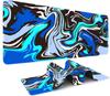 Popular Alfombrilla de Ratón Abstracta con Ondas Fluidas de Venta Caliente Transfronteriza Amazon Alfombrilla de Escritorio Extragrande Alfombrilla para Gaming