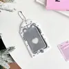 Porta-Cartão Animal Borrado Original 3 polegadas Porta-Cartão de PVC Porta-Cartão Caça às Estrelas Cartão Pequeno Armazenamento Aleatório de Cartões Bolsa para Cartões Capa Protetora para Porta-Cartões