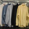 ¡La mejor calidad! Suéter de cuello alto suave para mujer de cooperación con diseñador manga larga pullover R461094
