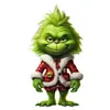 2026 Transfronterizo Nuevo Dibujo Animado Navideño Grinch Colgante Creativo Decoración de Árbol de Navidad Acrílico