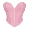 Top Tubo Preto Fosco para Mulheres, Sexy Top Palaciano, Lindo Top Tubo em Formato de Coração, Body Modelador Ombro a Ombro
