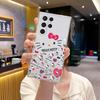 Adecuado para Samsung S25Ultra, Funda Transparente Hello Kitty con Estampado Completo, Funda Protectora Suave Ultrafina de Moda para Niñas
