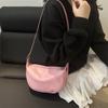 2025 Nueva Moda Bolso de Mujer Textivo Casual Viaje Axila Gran Capacidad Un Solo Hombro Bolso Dumpling Simple Bolso Bandolera