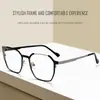 Las Gafas con Montura Negra Se Pueden Personalizar con Lentes Graduados, Lentes Fotocromáticos o como Gafas Lisas para Mujeres y Hombres, con Monturas Grandes, Sin Graduación y Protección contra la Luz Azul