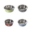 Tigela de Aço Inoxidável para Pet Cão Grande Capacidade Tigela de Arroz Antiderrapante Anti-Impacto sobre Tigela de Gato Tigela de Cão Tigela de Pet Tigela de Cão Atacado