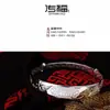 Pulsera de plata Longfeng Fu Plata de Ley para Mujer 999 Plata Pura Pulsera de herencia para personas mayores estilo étnico regalo para el Día de la Madre de la Madre