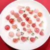Pulsera Colgante de Ágata Fuente de Sal Natural Accesorios Fruta Levantar Cuentas Sueltas Material DIY para Ensartar Accesorios de Pulsera Venta al por Mayor