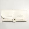 Bolsa suave de cuero estuche para gafas moda portátil estuche para gafas de sol nuevo embalaje estuche con correa para gafas de sol venta al por mayor por lotes