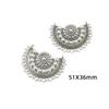 Pendientes Collar Pasador Hecho a Mano Material DIY Accesorios para Joyería Aleación Vintage Plata de Tíbet Plata Brote Accesorios de Plata