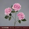 Série de Casamento Rosa Materiais de Flores Artificiais para Decoração de Vitrine de Shopping, Exibição de Fundo, Arranjos Florais, Flores Artificiais, Rosas