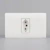 Enchufe de Brasil enchufe USB de Brasil enchufe de interruptor de pared
