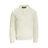 Novas camisas polo de outono e inverno, suéteres de tricô, estilo "old money" masculino, gola de lapela, padrão trançado, atacado de fábrica transfronteiriço