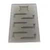 Empaquetado de productos de revestimiento de placa de compresión de esponja de rejilla quirúrgica Estampado y corte Procesamiento Esponja blanca de forma especial