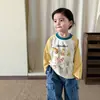 Roupas Infantis Inco Camiseta de Manga Longa para Meninos Primavera 2026 Camada Base Infantil Top Algodão Puro Classe a Roupas de Bebê
