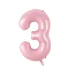 Globos de Aluminio con Números Grandes Versión Americana de 40 pulgadas para Decoración de Fiesta de Cumpleaños Globos de Aluminio con Números