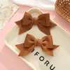 Nuevo tejido mariposa mano-jugando tres dimensiones lazo diy accesorios para el cabello de niños ropa zapatos y sombreros accesorios decorativos