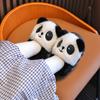 Pantuflas de Algodón de Invierno para Niñas Cálidas con Forro Polar Mao Mao Lindas para Niños Hogar Padre-Hijo Antideslizantes Panda Pantuflas de Algodón