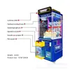 Máquina de Garra de Peluches Grande Personalizada para Uso Comercial, Operada por Monedas, Código QR, Billetes, Atrapa Snacks, Máquina de Juego de Caja Misteriosa, Fábrica Transfronteriza