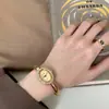 Reloj de Pulsera Retro de Diamantes con Diseño de Bañera para Mujer Anillo de Diamantes Dorado Diseño de Nicho Lujo Ligero Gama Alta