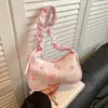 Bolsa de Ombro com Cordão 2026 Primavera Novo Estilo Casual Fresca Versátil Bolsa de Mão Tendência Bolsa Feminina deste Ano