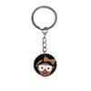 Llavero de chica negra, llavero de PVC especial transfronterizo europeo y americano con dibujos animados, llavero, bolso, accesorios de decoración