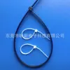 Abrazadera de cable autoblocante blanca y negra de fábrica 2.5 x 150 mm 1000/bolsa PA66