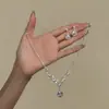 Atmósfera Súper Brillante Conjunto de Collar de Diamantes de Princesa Accesorios de Vestido de Banquetes de Alta Gama Cumpleaños