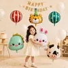 Globos Flotantes de Papel de Aluminio con Forma de Animales Lindos de Dibujos Animados para Decoración de Fiestas de Cumpleaños Infantiles Accesorios Venta al por Mayor