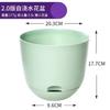 Maceta absorbente automática para flores perezosas, creativa, de plástico, para almacenamiento de agua, hidropónica, verde, grande