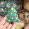Novo broche de Natal boneca de pelúcia Papai Noel boneco de neve alce cabeça de desenho animado acessórios de decoração para bolsa sapatos