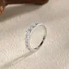 Anillo Exquisito de Plata de Ley 925 Estilo Nuevo, Hueco de Doble Capa, Incrustado con Diamante Brillante para Mujer, Diseño de Nicho, Anillo Personalizado Estilo Ins