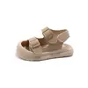 Sandalias para Bebé Niño 2025 Verano Nuevos Zapatos de Playa para Niños Antideslizantes Zapatos para Caminar para Niños Pequeños Zapatos Infantiles de Punta Cerrada Modernos