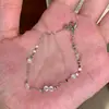 Pulsera de Cadena para Labios de Plata de Ley S925 con Circonita Brillante para Mujer, Estilo Japonés, Diseño de Nicho de Alta Gama, Popular en Xiaohongshu