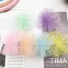 Idea Dorada Malla Ventilador Flor Princesa Joyería Accesorios Chasis Hilo Accesorios para el Cabello Tocado Pin Accesorios de Joyería Material