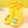 Daifa Set de Impermeable y Botas de Lluvia para Bebé Niños de 1 a 6 Años Niños Niños 2 Lluvia Va Niños Niñas Bebé Agua Botas de Lluvia