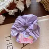 Presilhas de Cabelo Infantis Estilo Coreano para Primavera e Verão com Estampa de Animais para Meninas, Elásticos Fofos para Rabo de Cavalo que Não Danificam o Cabelo