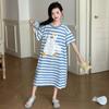 Camisón de Niña Vestido de Verano 2025 Nuevo Falda para Niños Pequeños Pijama de Verano Fino Transpirable Fresco Ropa para el Hogar