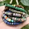6x3mm Pedra Imperial Nova Olho de Tigre Lápis Lazúli Contas Redondas, Vários Espaçadores para Fazer Joias DIY Acessórios Materiais Atacado