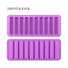 Molde de silicone para açúcar de garrafa de cera 10 modelos consecutivos de dedo de chocolate quadrado doce Pudim assar bolo decoração