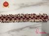 Cinturón de Terciopelo Raub Rouge con Bigote Bilateral de Fábrica, Cinta de Encaje, Joyería para Cabeza DIY con Maleta, Flores Étnicas