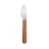Cuchillo para queso de acero inoxidable, cuchillo para queso con mango de madera, cuchillo para mantequilla y queso, tenedor, cuchillo para mantequilla y queso para hornear de estilo europeo.
