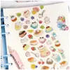 Pegatinas Infantiles de Cristal de Caramelo 3D de Animales Suaves y Lindos Estilo Japonés Conejo Pingüino Herrerillo Pegatinas Decorativas Hechas a Mano