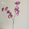 Flores Artificiais de Papoula com Múltiplas Cabeças e 2 Ramos Decoração de Casamento Adereços para Fotografia Arranjo de Mesa de Casamento Atacado Transfronteiriço
