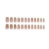 Sizzy Nail Art Advanced Nail Patch Branco Desgaste Armadura Removível Nail Patch Curto Ballet Armadura Armadura em forma de T